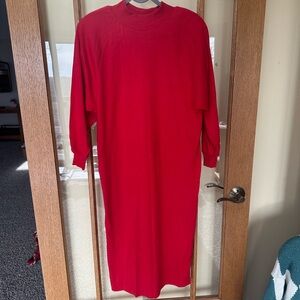 Chic Scarlet Maxi Dress